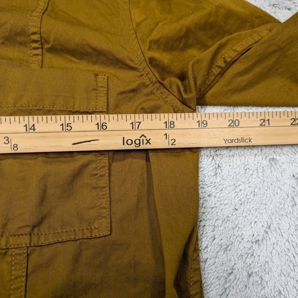 Everlane Dress Women's 2 Brown Brass Modern Utility Shirtdress Button Down Belt - Picture 4 of 8